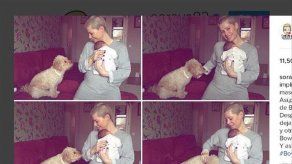 Soraya Arnelas hace las presentaciones entre su hija Manuela y su perro Bowie