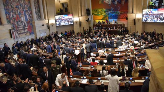 Instalación de nuevo periodo de sesiones en el Congreso de Colombia.