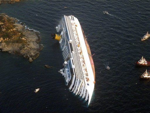 Italia: Multan a Costa por naufragio del Concordia