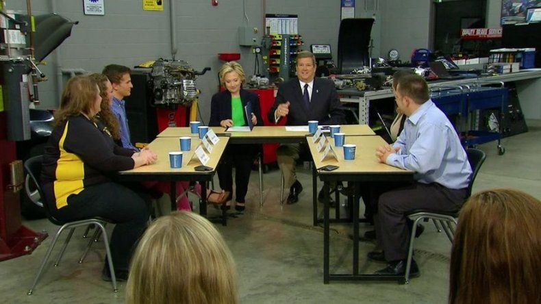 Clinton inicia su campaña en Iowa con pequeñas citas locales