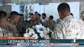 Dan el último adiós a uno de los agentes del Senan que murió en accidente de tránsito