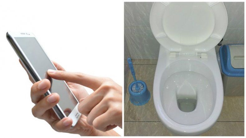 Pantalla de un móvil contiene 30 veces más bacterias que la taza del inodoro
