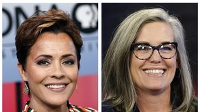 La republicana Kari Lakey y la demócrata Katie Hobbs.