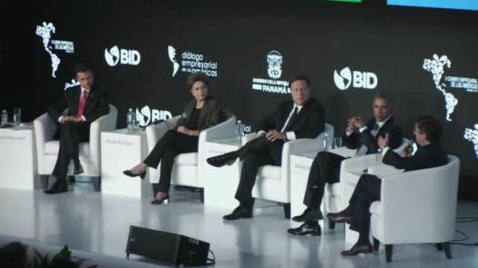 Obama, Peña Nieto, Varela y Rousseff en conversatorio de Foro Empresarial