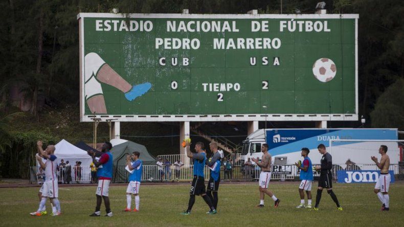 EEUU derrota 2-0 a Cuba en un partido amistoso