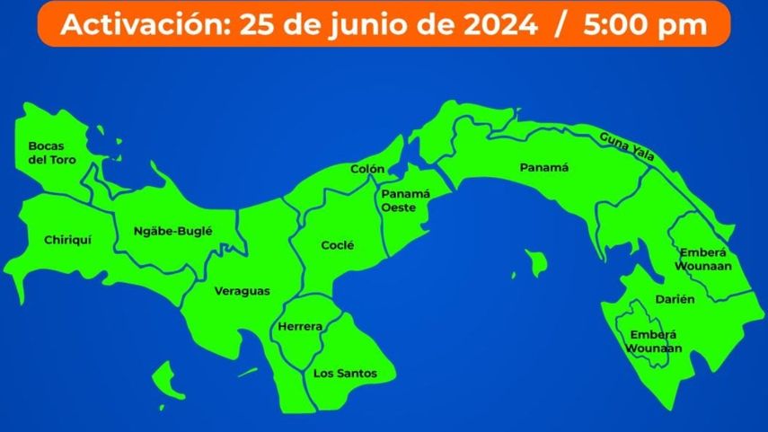 SINAPROC eleva Alerta Verde