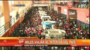 Unos 8 mil 223 autos se han desplazado al interior por Semana Santa