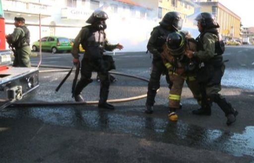 Multas de B/.20.00 para bomberos retenidos durante enfrentamientos
