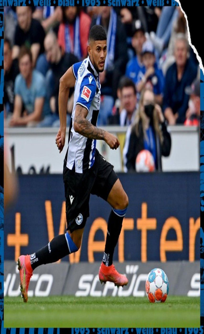 Andrés Andrade vio la derrota de Arminia en la Bundesliga entrando en los últimos minutos