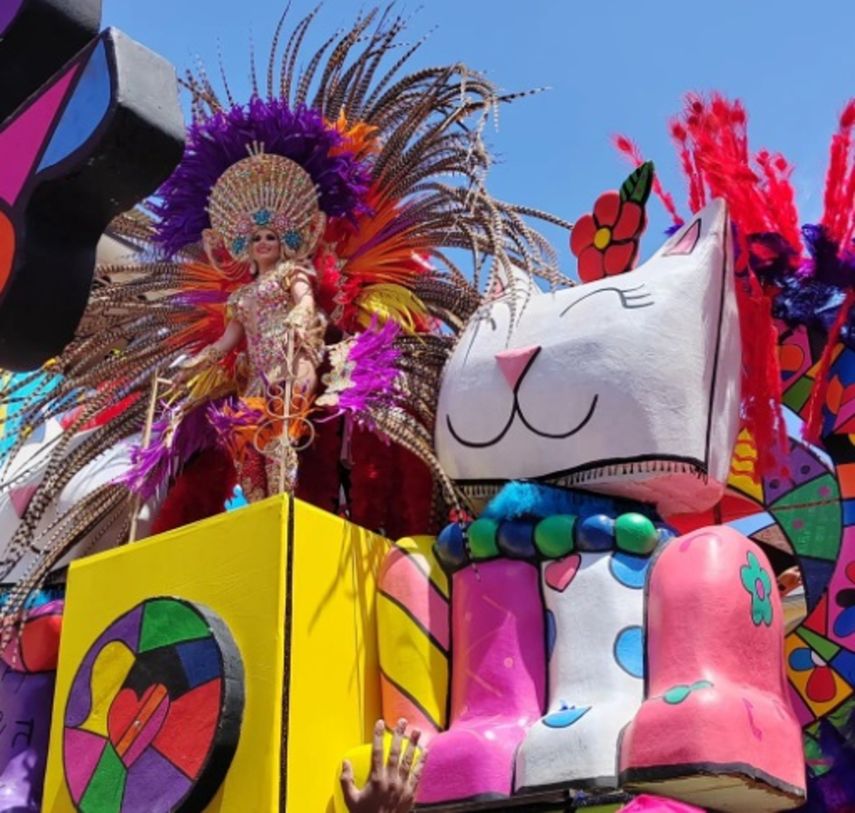 El arte se apodera de Punta Fogón en el culeco del domingo de carnaval junto a S.R.M Jennifer González.