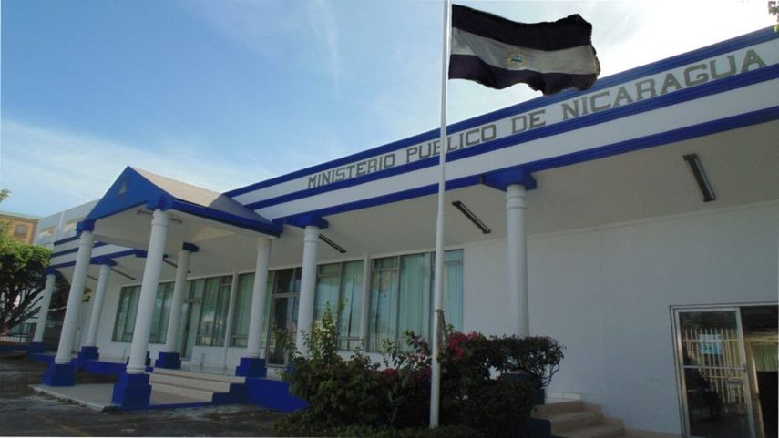 Fachada del Ministerio Público de Nicaragua.