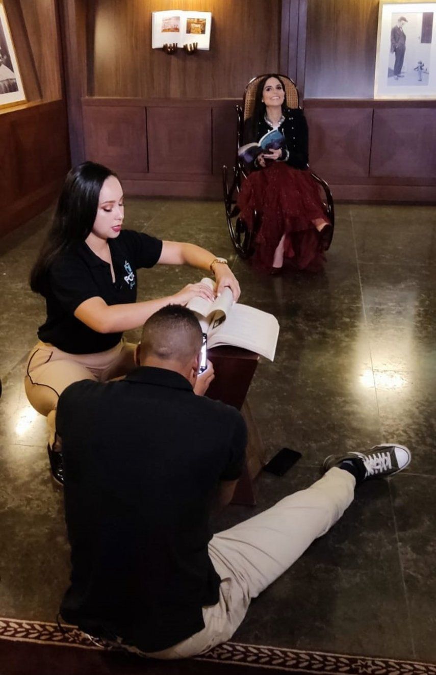 Ricardo Prescott durante su sesión en el 7mo reto de Foto Challenge.