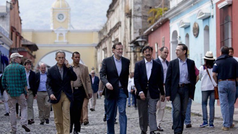 Mariano Rajoy visita Antigua, Guatemala