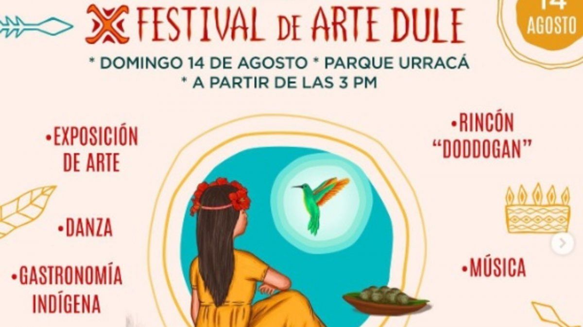 Festival de Arte Dule, este domingo 14 de agosto en el Parque Urracá