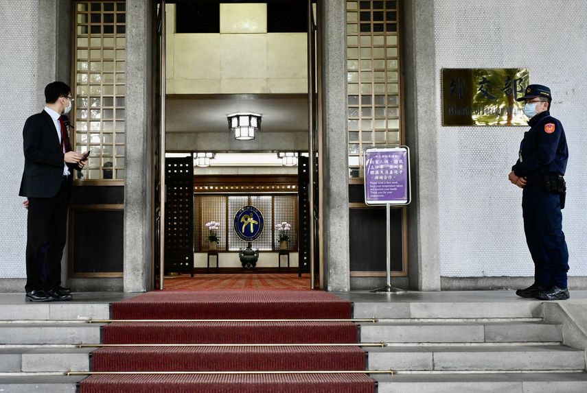 Ministerio de Relaciones Exteriores de Taiwán en Taipei.