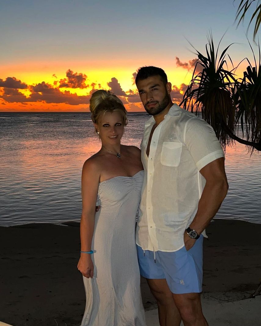 Britney Spears y Sam Asghari. Britney Spears y Sam Asghari.