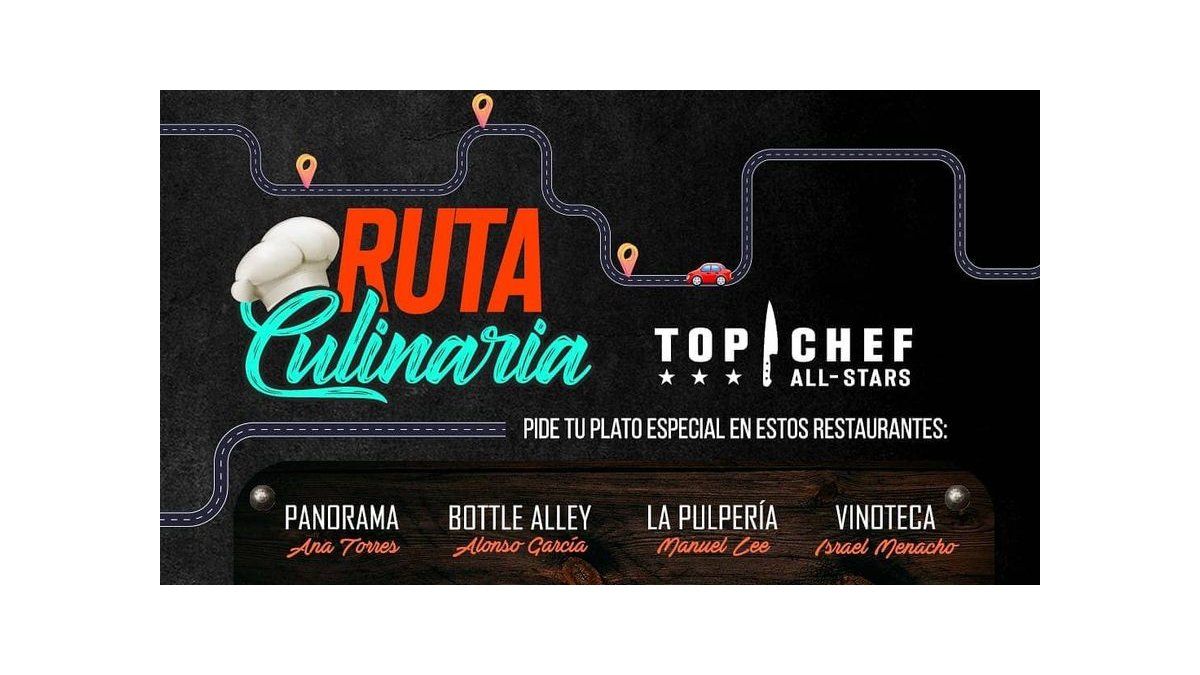 Degusta El plato especial de los Top Chef en la Ruta Culinaria