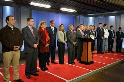 Santos define a nuevo gabinete como el idóneo para Colombia