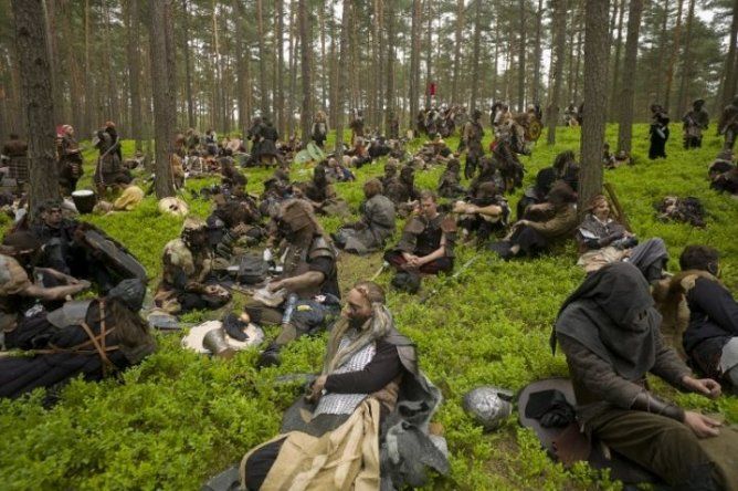 Fanáticos de El Hobbit recrean épica batalla