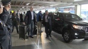 Miembros del equipo de seguridad del papa Francisco llegan a Panamá Miembros del equipo de seguridad del papa Francisco llegan a Panamá