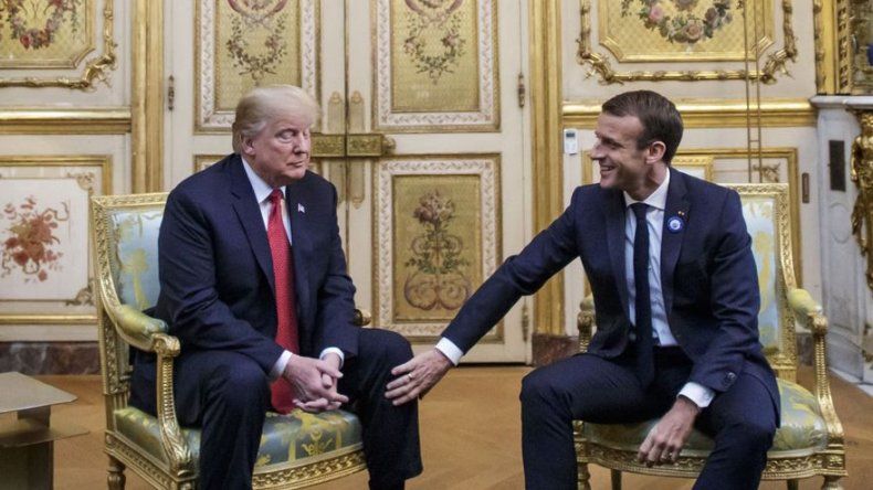 Trump y Macron insisten que son buenos amigos tras disputa
