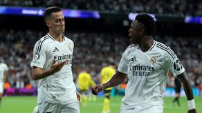 Real Madrid remontó en la Champions League con hat trick de Vinicius Jr.