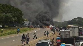 Camión que transportaba combustible explota en Vía Interamericana en Aguadulce