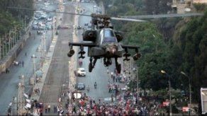 Cae un helicóptero militar egipcio en la península del Sinaí