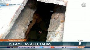 Moradores de Nuevo Chorrillo temen quedar sin sus casas ante posible colapso del sistema de alcantarillado