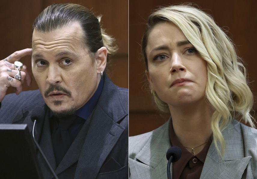 Johnny Depp y Amber Heard.