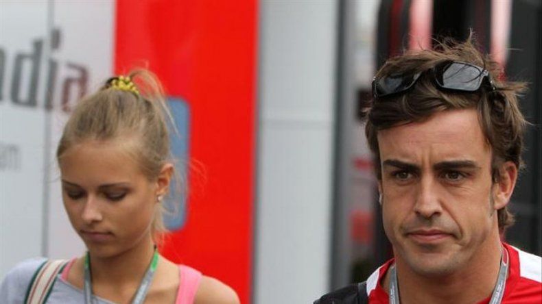 Dasha Kapustina, a Fernando Alonso: Te amo, eres maravilloso