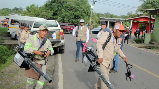 MINSA realiza mega operativo contra el dengue en Las Garzas de Pacora