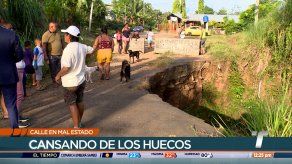 Calles en Mastranto Final en pésimo estado