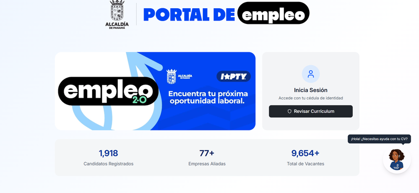 Registrate a la feria de empleo de la Alcaldía de Panamá.
