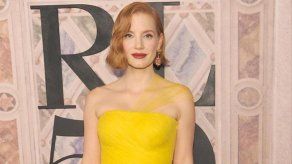 Jessica Chastain ni se esconde ni se pronuncia sobre su primera maternidad