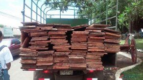 Retienen 259 tablas de madera de espavé en Veraguas