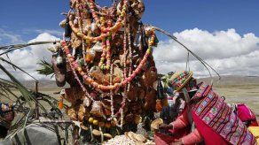 Calaveras  agasajadas en Bolivia