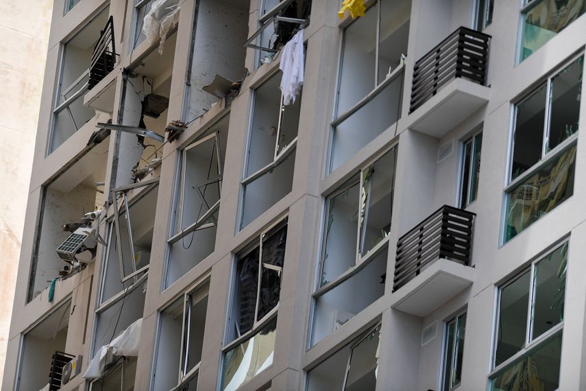 Explosión en edificio de Obarrio.
