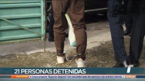 21 aprehendidos durante operación Jade se enfrentan a audiencia