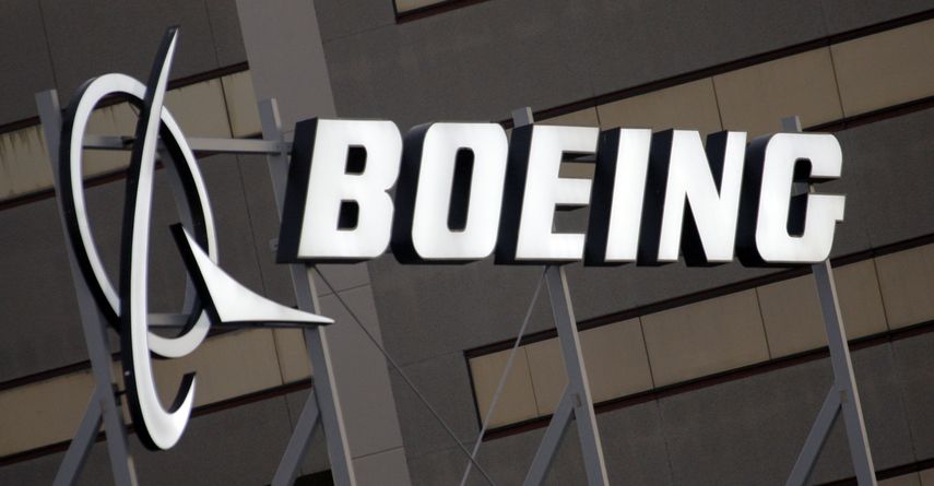 Logo de Boeing.