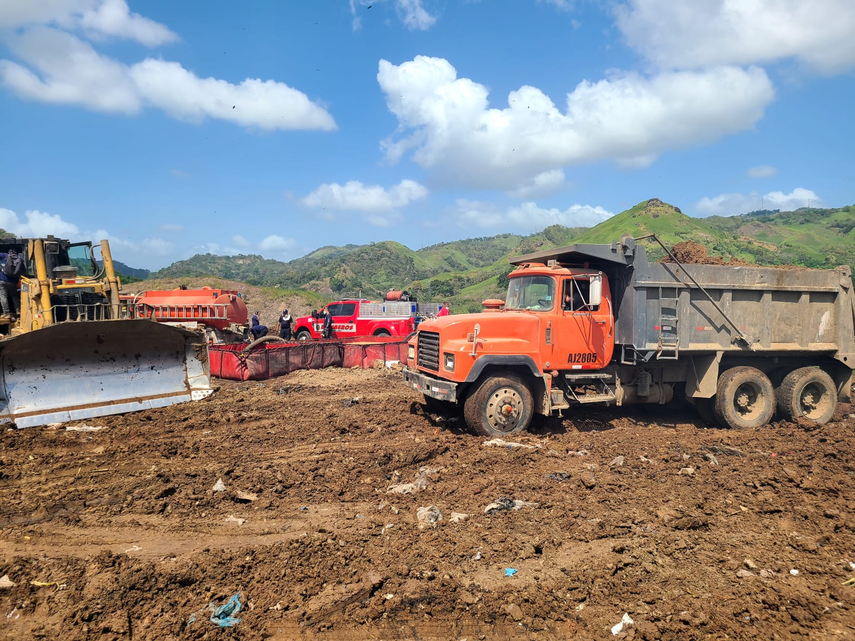AAUD aplica medida restrictivas en el Vertedero de Cerro Patacón.