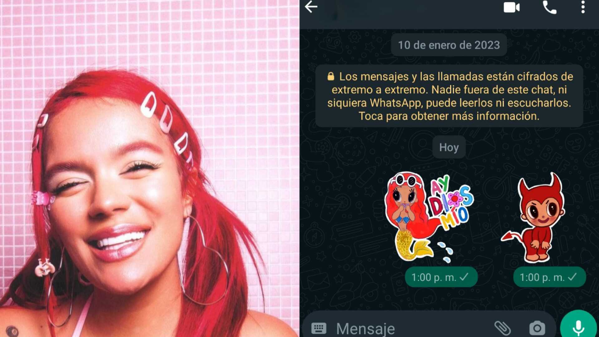Karol G lanza stickers WhatsApp ¿Dónde encontrarlos y cómo descargarlos?