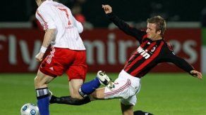 Beckham debuta con el Milan en un amistoso