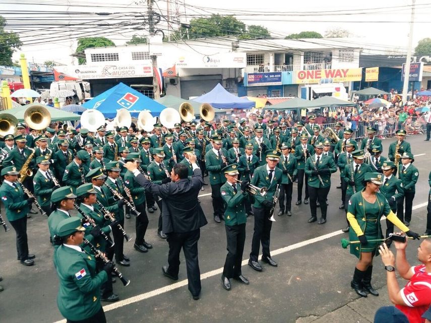 Foto de archivo de desfile en La Chorrera por el 28 de noviembre.