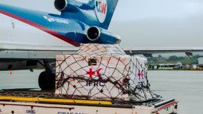 El avión con los artículos de emergencia del Centro Humanitario de la Federación Internacional, con base en Panamá, partió desde el Aeropuerto Internacional de Tocumen.