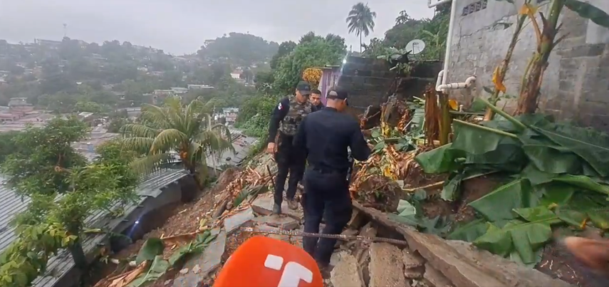 Lluvias en el distrito de San Miguelito provocó deslizamiento de tierras