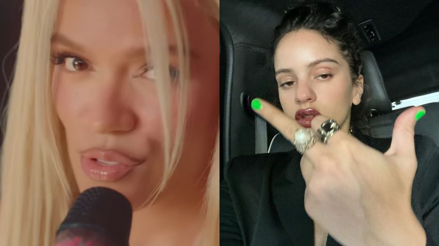 Rosalia estaría tirandole a Karol G por usar el mismo ritmo de Despechá