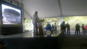 Martinelli inauguró tanque de agua de 4 millones de galones en María Henríquez