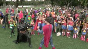 Brasil se suma al intento del récord mundial de disfrazados de superhéroes