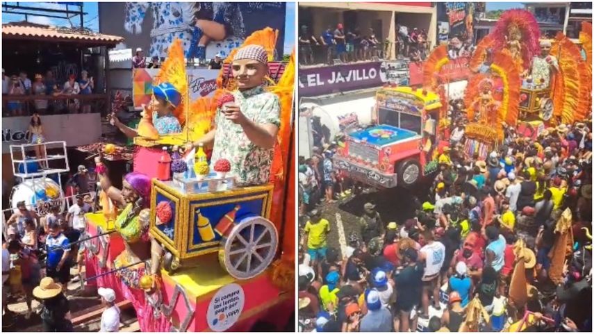 Culeco del martes de Carnaval de Calle Arriba de Las Tablas, inspirado en El Chorrillo